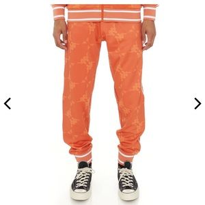 Kappa Orange Ombrone Track Pants Small